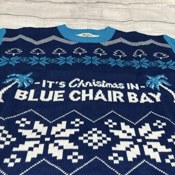 Blue Chair Bay Premium Rum Mens Size XXL Ugly Christmas Sweater Kenny Chesney - Picture 2 of 7